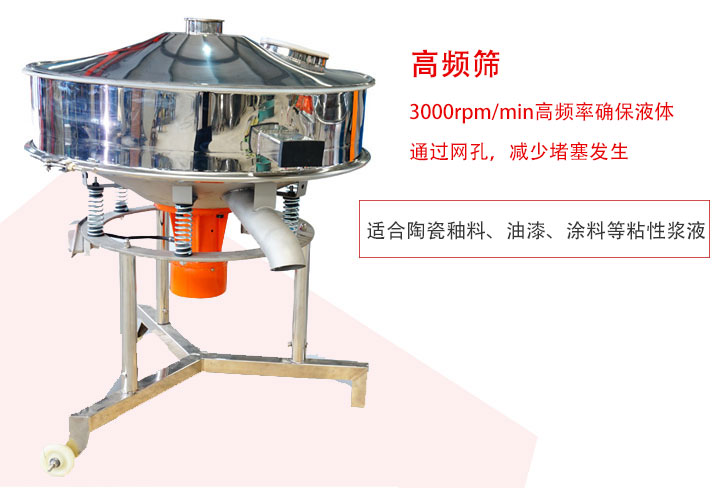 該產品是針對漿液過濾設計的一種高頻篩分機。