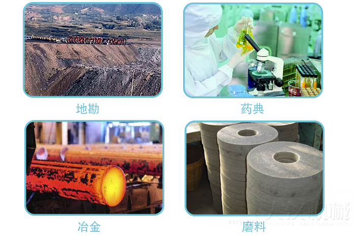 適用行業(yè):地堪，冶金，藥典,磨料