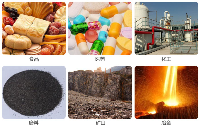 實(shí)驗(yàn)篩用于食品，磨料，醫(yī)藥，化工，冶金等行業(yè)的試驗(yàn)中。